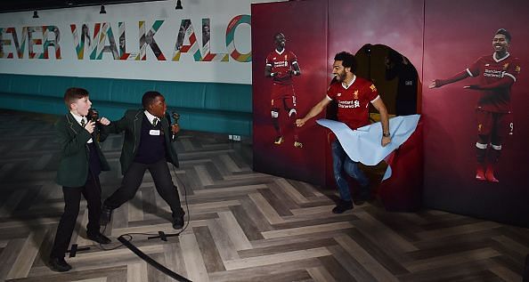 Mo Salah Takes Part in 'Kop Kids'